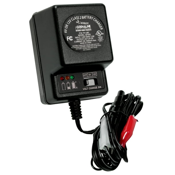 Wildgame Innovations 6/12-Volt eDRENALINE Battery Charger TH-UBC 